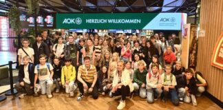 Fünf Schulklassen aus Wülfrath und eine Schulklasse aus Hilden gewannen den Kreativwettbewerb. Foto: AOK