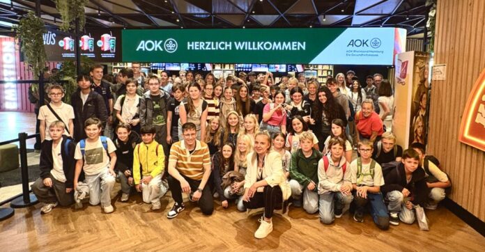 Fünf Schulklassen aus Wülfrath und eine Schulklasse aus Hilden gewannen den Kreativwettbewerb. Foto: AOK Fünf Schulklassen aus Wülfrath und eine Schulklasse aus Hilden gewannen den Kreativwettbewerb. Foto: AOK