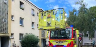 Der Einsatzort in Ratingen-West. Foto: FW Ratingen