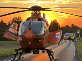 "Christoph 3" aus Köln war in Ratingen im Einsatz. Foto: FW Ratingen