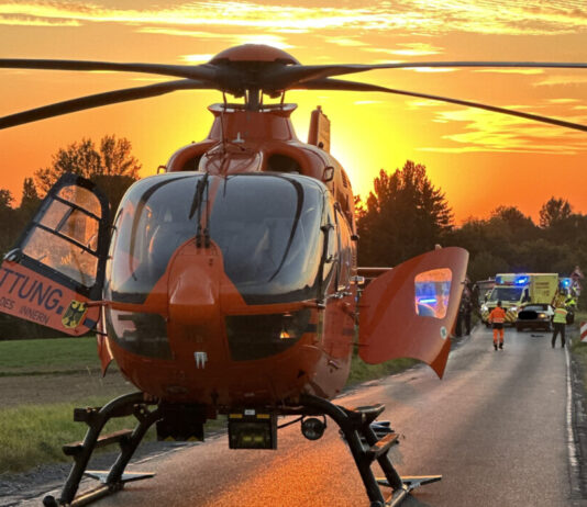 "Christoph 3" aus Köln war in Ratingen im Einsatz. Foto: FW Ratingen