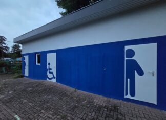 Was muss, das muss ! Renovierte Toiletten am Blauen See, Bild: Alexander Heinz