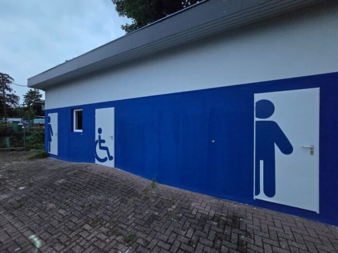 Was muss, das muss ! Renovierte Toiletten am Blauen See, Bild: Alexander Heinz