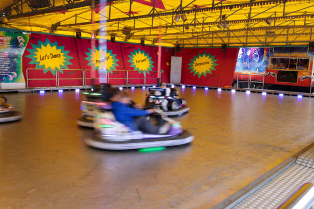 Immer Klasse, Autoscooter. Dach ist hier Programm. Bild: Alexander Heinz