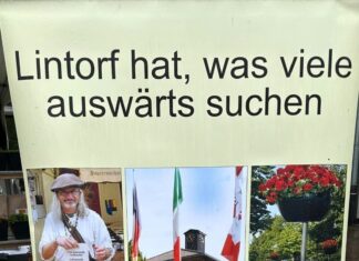 Leitspruch der Werbegemeinschaft auf einem Flyer ibeim letzten Handwerkermarkt, Bild: Alexander Heinz