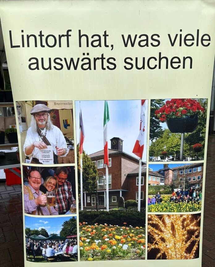 Leitspruch der Werbegemeinschaft auf einem Flyer ibeim letzten Handwerkermarkt, Bild: Alexander Heinz