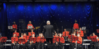 Das Jugendblasorchester beim Neujahrskonzert, Bild: Musikschule Ratingen