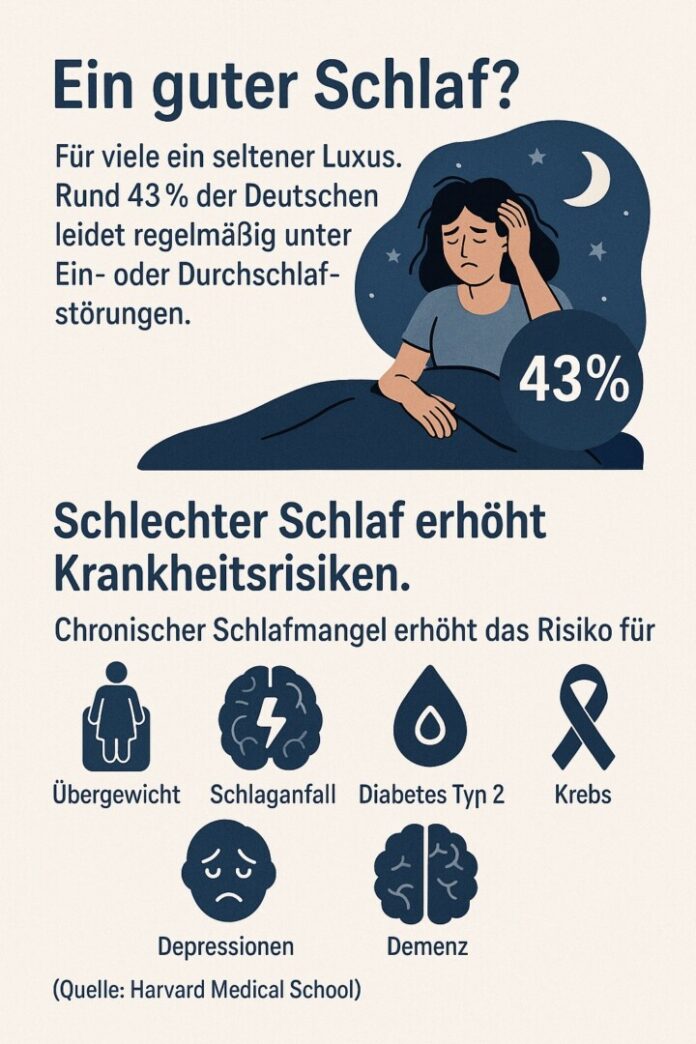Folgen von Schlafmangen, Bild mit KI erstellt