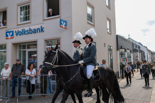 Impression aus Ratingen am Tag des großen Schützenumzugs, Bild: Alexander Heinz