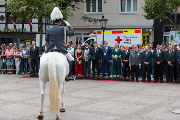 Impression aus Ratingen am Tag des großen Schützenumzugs, Bild: Alexander Heinz