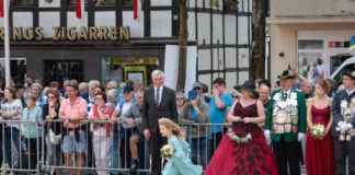 Impression aus Ratingen am Tag des großen Schützenumzugs, Bild: Alexander Heinz