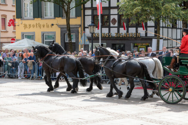Impression aus Ratingen am Tag des großen Schützenumzugs, Bild: Alexander Heinz