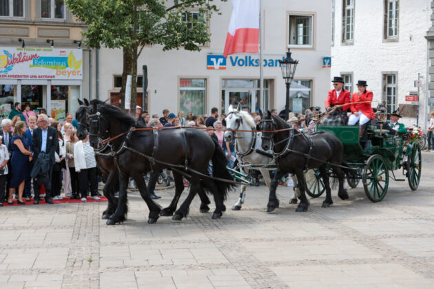 Impression aus Ratingen am Tag des großen Schützenumzugs, Bild: Alexander Heinz