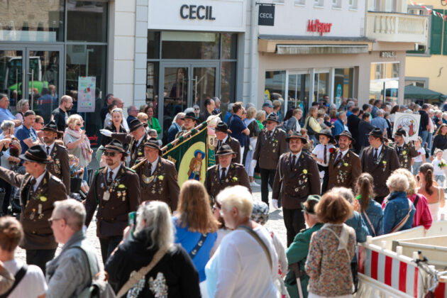 Impression aus Ratingen am Tag des großen Schützenumzugs, Bild: Alexander Heinz
