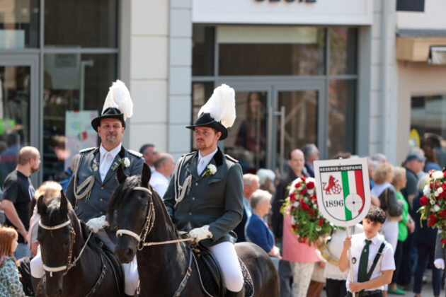 Impression aus Ratingen am Tag des großen Schützenumzugs, Bild: Alexander Heinz