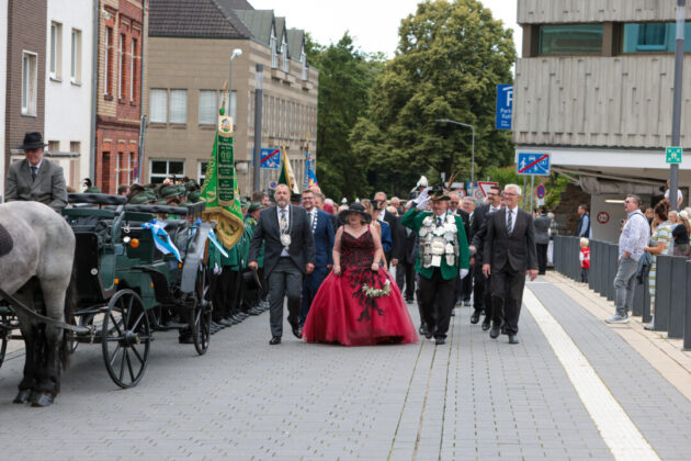 Impression aus Ratingen am Tag des großen Schützenumzugs, Bild: Alexander Heinz