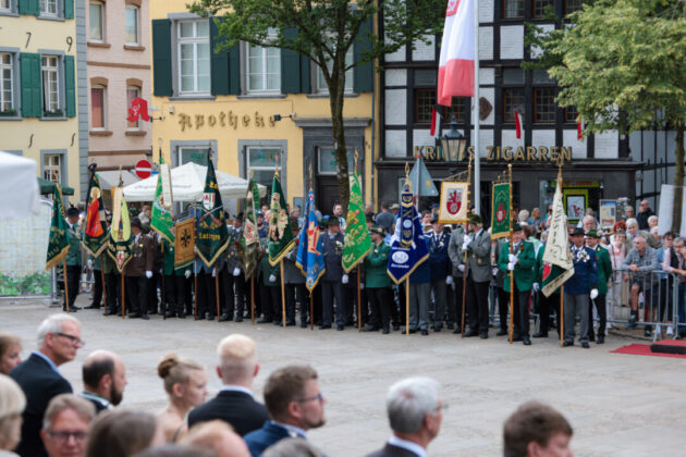Impression aus Ratingen am Tag des großen Schützenumzugs, Bild: Alexander Heinz