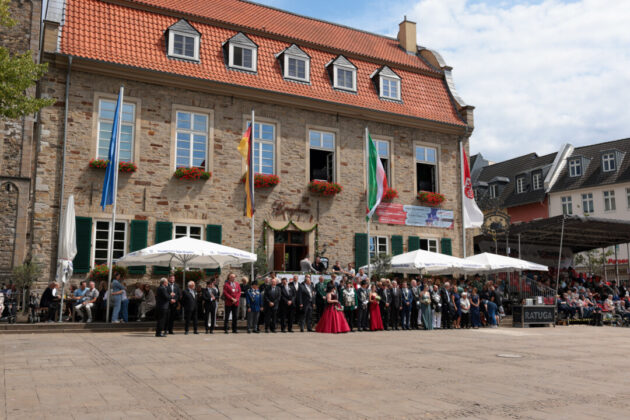 Impression aus Ratingen am Tag des großen Schützenumzugs, Bild: Alexander Heinz