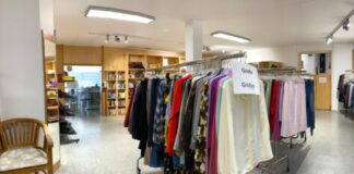 Ein Bick in den Laden. Foto: SkF