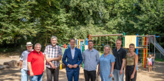 Der Spielplatz ist feierlich eröffnet worden. Foto: Stadt Erkrath