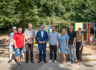 Der Spielplatz ist feierlich eröffnet worden. Foto: Stadt Erkrath