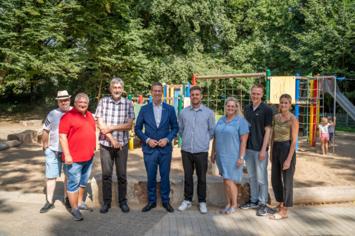Der Spielplatz ist feierlich eröffnet worden. Foto: Stadt Erkrath