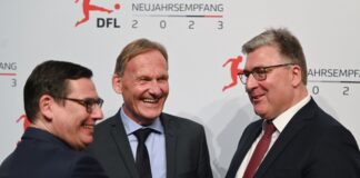 Vertraute im Profifußball: Watzke und Hellmann.