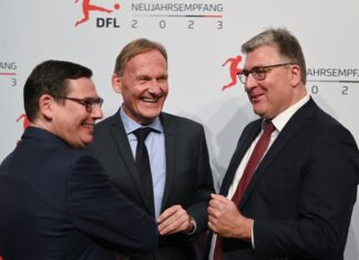 Vertraute im Profifußball: Watzke und Hellmann.