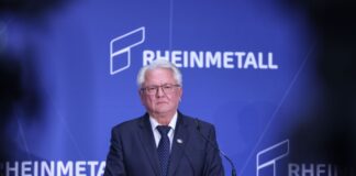 Vor seiner Haustür soll demonstriert werden: Rheinmetall-Chef Armin Papperger. (Archivbild)