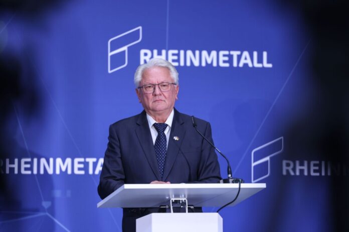 Vor seiner Haustür soll demonstriert werden: Rheinmetall-Chef Armin Papperger. (Archivbild)