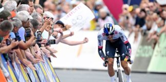 Radprofi Florian Lipowitz beim Auftakt der Deutschland Tour.