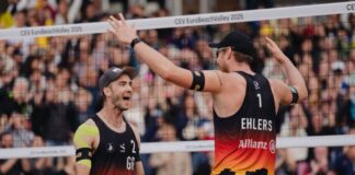 Hatten gegen die Olympiasieger am Ende nichts zu jubeln: Nils Ehlers (r) und Clemens Wickler