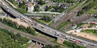 Erneut Sperrung am «Spaghetti-Knoten» - dem Autobahnkreuz Kaiserberg. (Archivfoto)