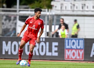 Fortuna Düsseldorfs Emmanuel Iyoha kann derzeit nicht eingreifen.