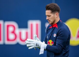 Janis Blaswich bestritt insgesamt 64 Pflichtspiele für RB Leipzig.