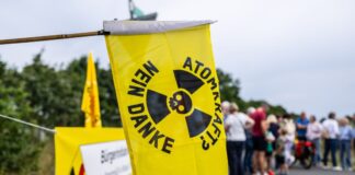 In Ahaus versammelten sich laut Polizei 60 bis 80 Protestierende.