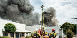Nach dem Großbrand in Monheim sorgen Messergebnisse des Landesumweltamts für Erleichterung. (Archivbild)