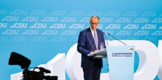 «Außenpolitik aus einem Guss» versprach Merz beim Parteitag der NRW-CDU.