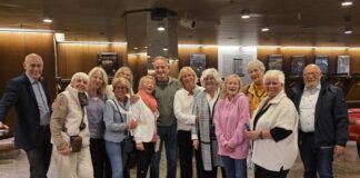 Gelungener Theaterabend der Frauen Union Heiligenhaus mit Schauspielerin Dorkas Kiefer . Foto: FU Heiligenhaus