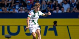 Luca Netz brachte Gladbach mit 1:0 in Führung.