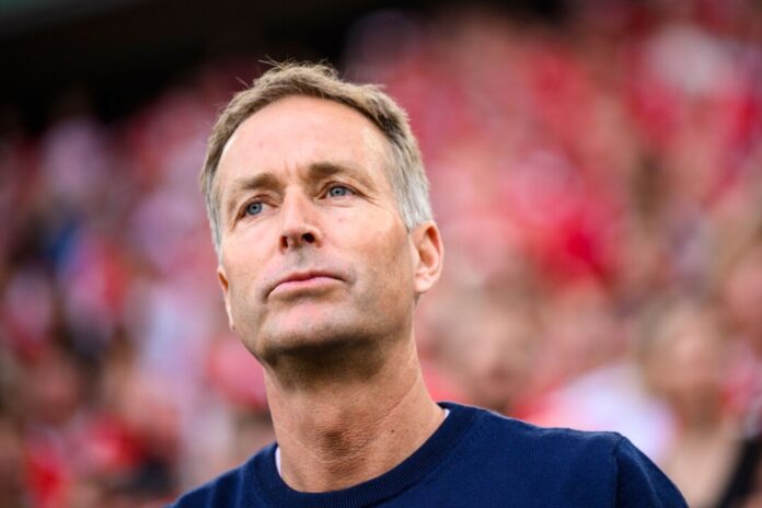 Bayer Leverkusen hat das Trainerteam von Kasper Hjulmand bekanntgegeben. (Archivbild)