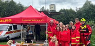 Die DLRG-Hunderettungsstaffel. Foto: Kreisstadt Mettmann