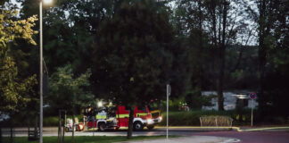 Die Feuerwehr im Einsatzbin Neviges. Foto: Volkmann
