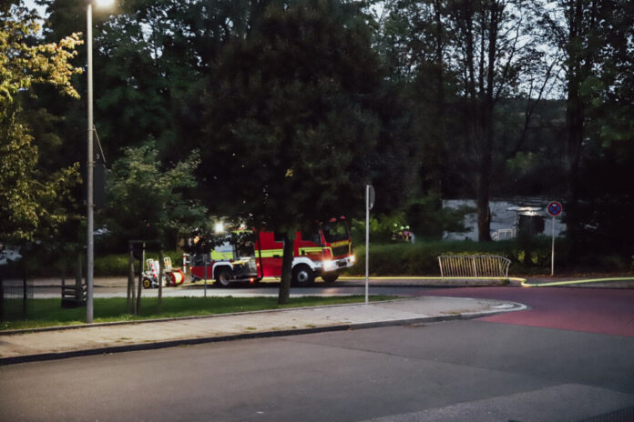 Die Feuerwehr im Einsatzbin Neviges. Foto: Volkmann