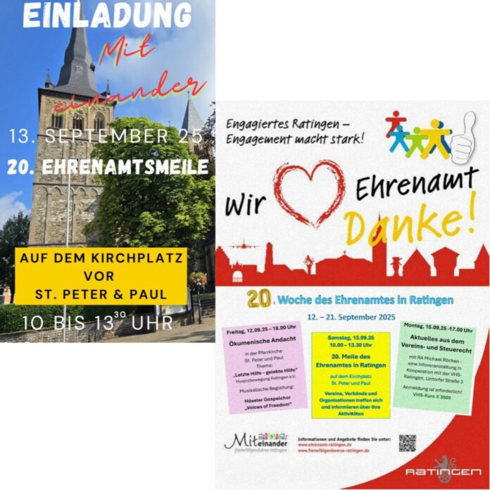 Einladung und Programm der Freiwilligenbörse, Foto: Miteinander Freiwilligenbörse e.V.
