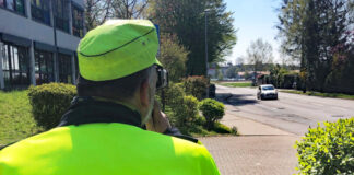 Die Polizei kontrollierte rund um den Schulbeginn verstärkt den Verkehr. Foto: Polizei