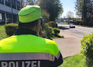 Die Polizei kontrollierte rund um den Schulbeginn verstärkt den Verkehr. Foto: Polizei