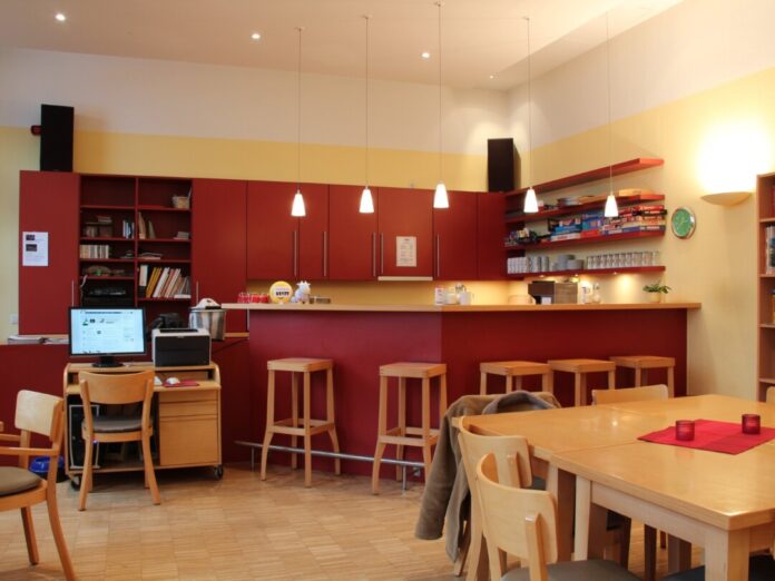 Das Statt Cafe von Innen, Bild: Diakonie