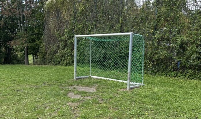 Eines der Tore auf dem Bolzplatz. Foto: Kreisstadt Mettmann