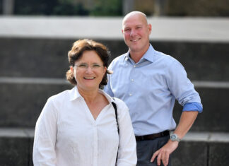 Esther Kanschat und Dirk Lukrafka gehen in die Stichwahl. Fotomontage: Kehren